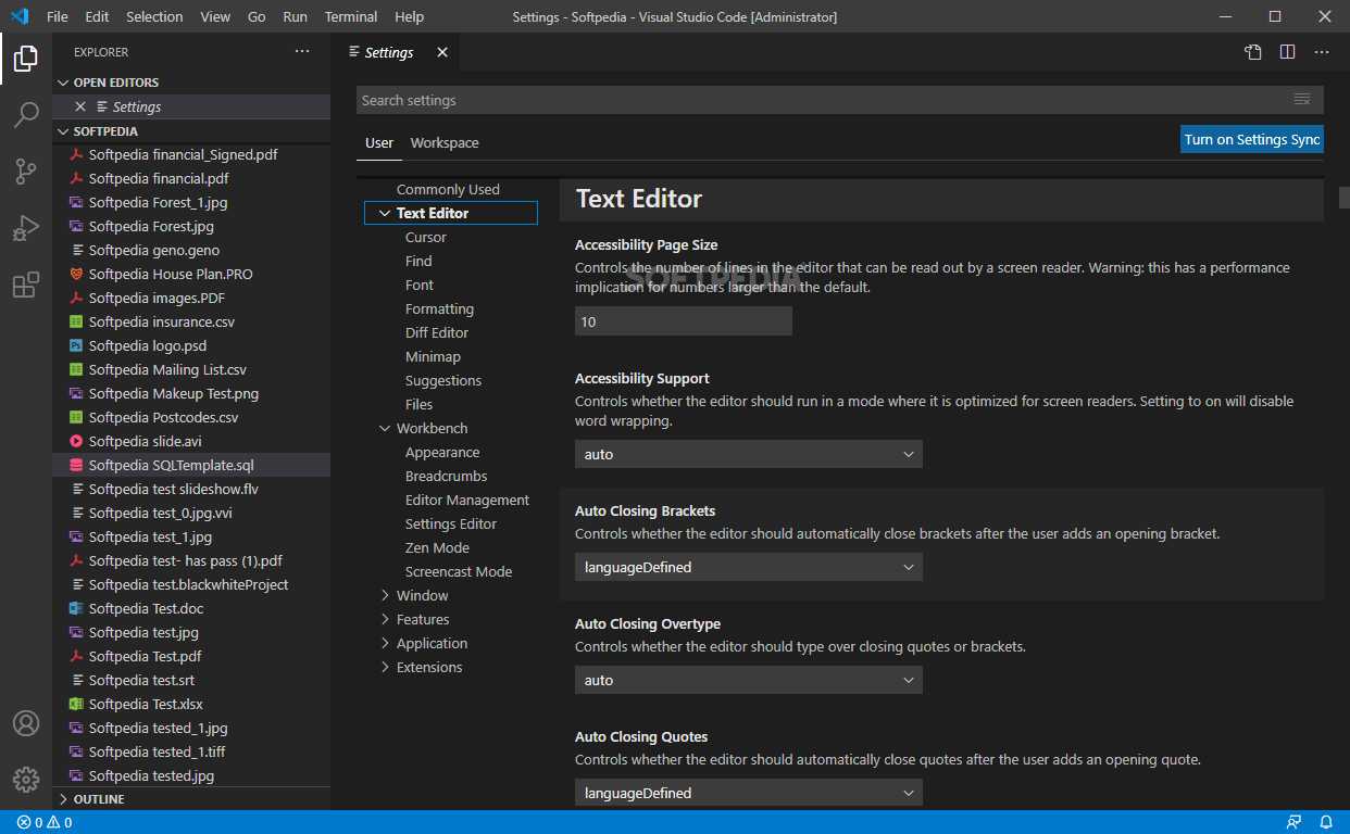 Visual Studio Code Screen Shot